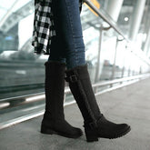 Warm Knee High Snow Boots Winter Fur Lined Riding Boots