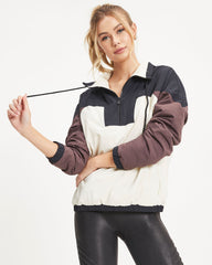 Work Hard Half Zip Pocketed Fleece Athletic Jacket
