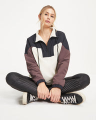 Work Hard Half Zip Pocketed Fleece Athletic Jacket