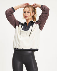 Work Hard Half Zip Pocketed Fleece Athletic Jacket