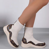 Comfort Stretch Knitted Sock Booties