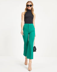 Yes Moment High Waisted Pants - Kelly Green