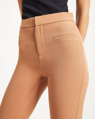 Yes Moment High Waisted Pants - Tan