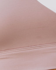 Yin + Yang Sports Bra - Mauve/Cream