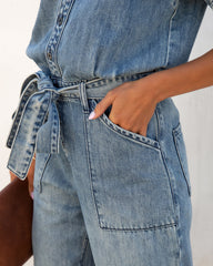 Yorker Cotton Pocketed Jumpsuit