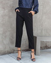Clark Pocketed Pants - Black