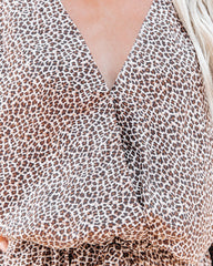 Clone Leopard Print Romper