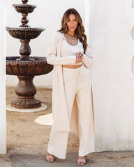 Effortlessly Chic Ribbed Tank - Cream