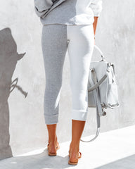 Grey Area Pocketed Colorblock Knit Joggers - SALE