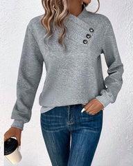 Leah - Asymmetrical Blouse Pullover