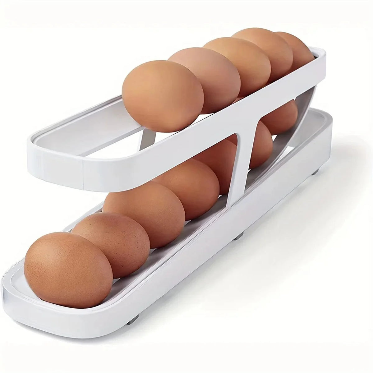 Double automatic egg holder