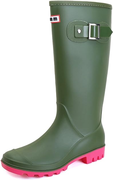 Water Resistant Black Stylish Rain Boots Water Shoes