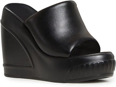 Chic Rubber Platform Wedge Sandals