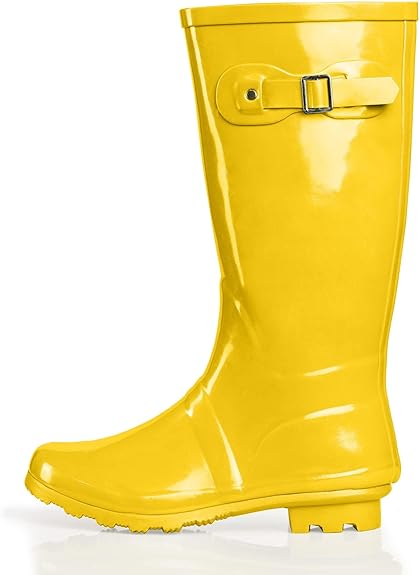 Navy Blue Waterproof Rain Boots Water Shoes