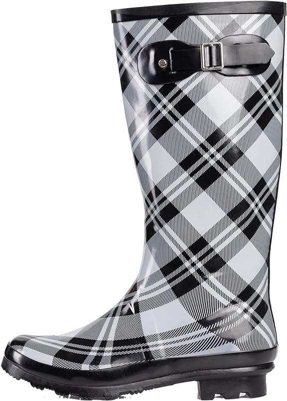 Paw Prints Waterproof Rain Boots Water Shoes