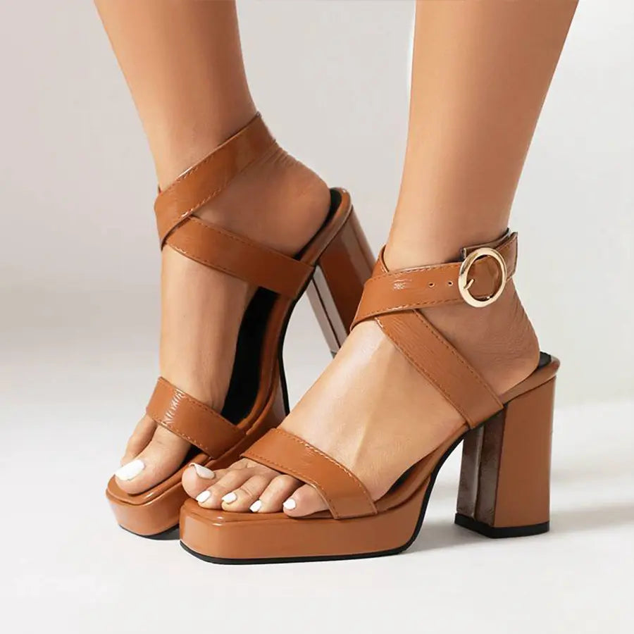 Alison Hayesâ„?High Block Heel Sandals