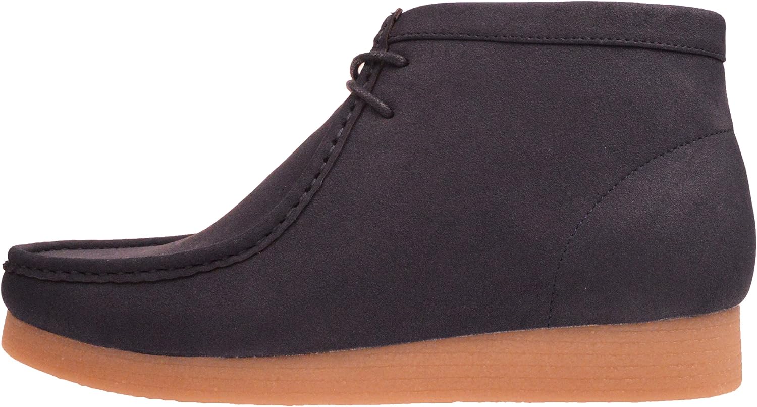 Men's Light Pink Lace Up High Top Suede Boots