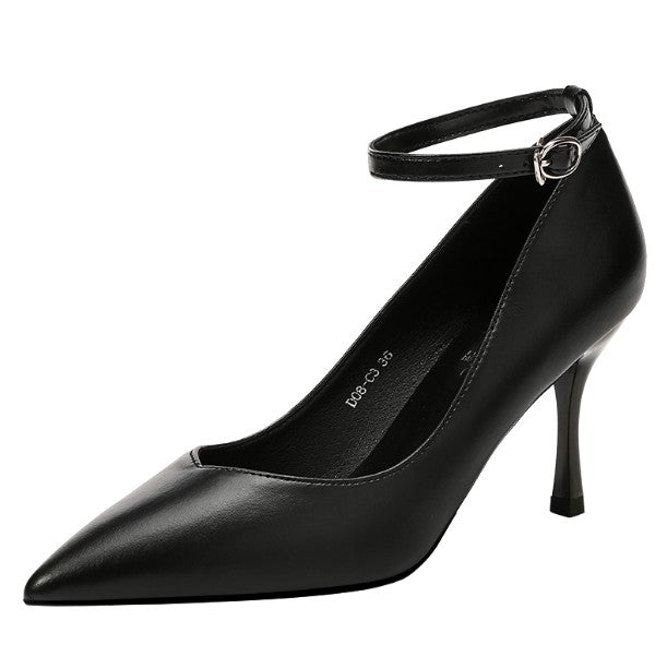 Ankle Strap Heels For Small Feet Ladies AP18