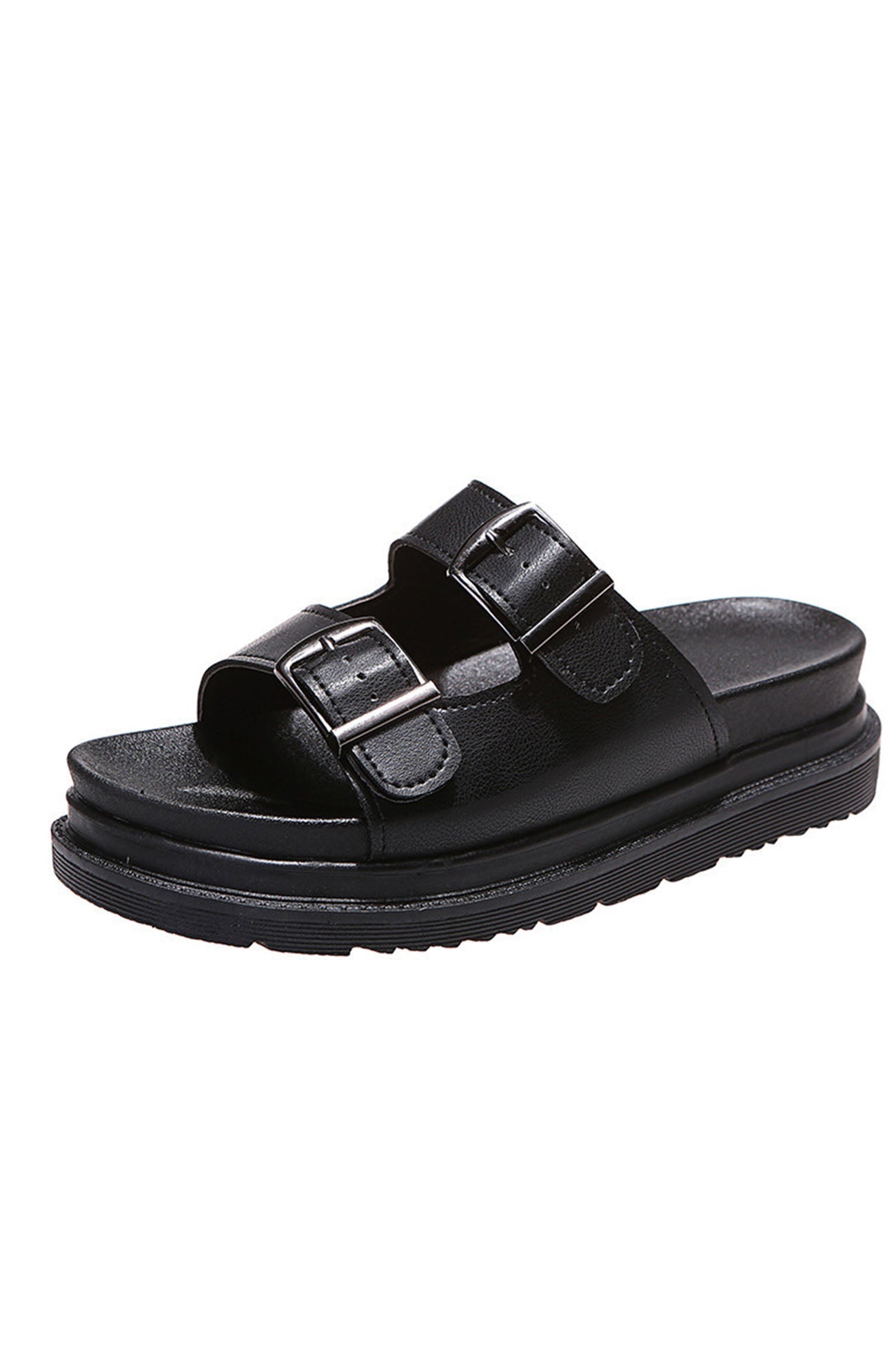 New Fashion Spring Outfit Buckle Platform Slide Sandals