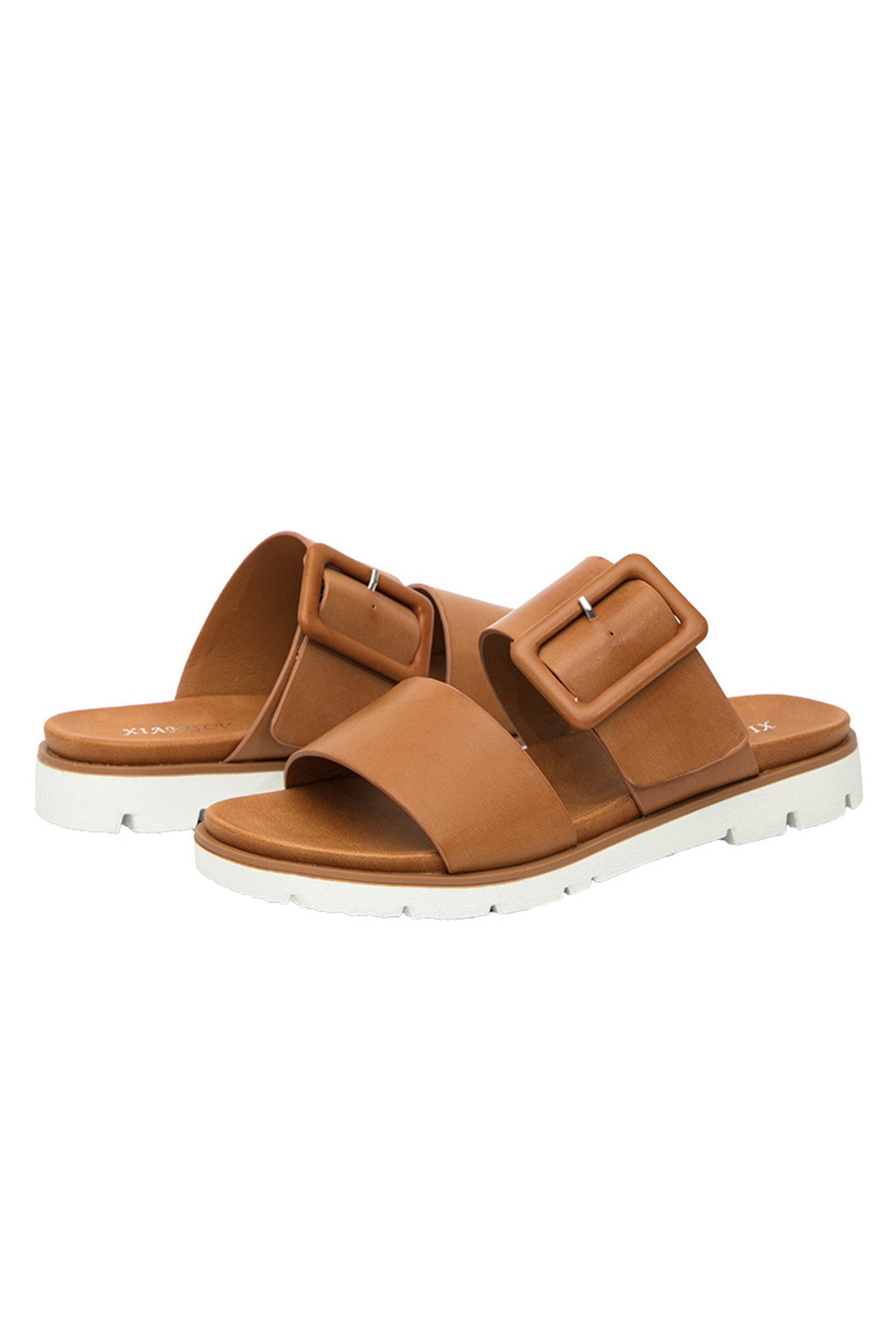 New Fashion Spring Outfit Buckle Strap Platform Slide Sandals