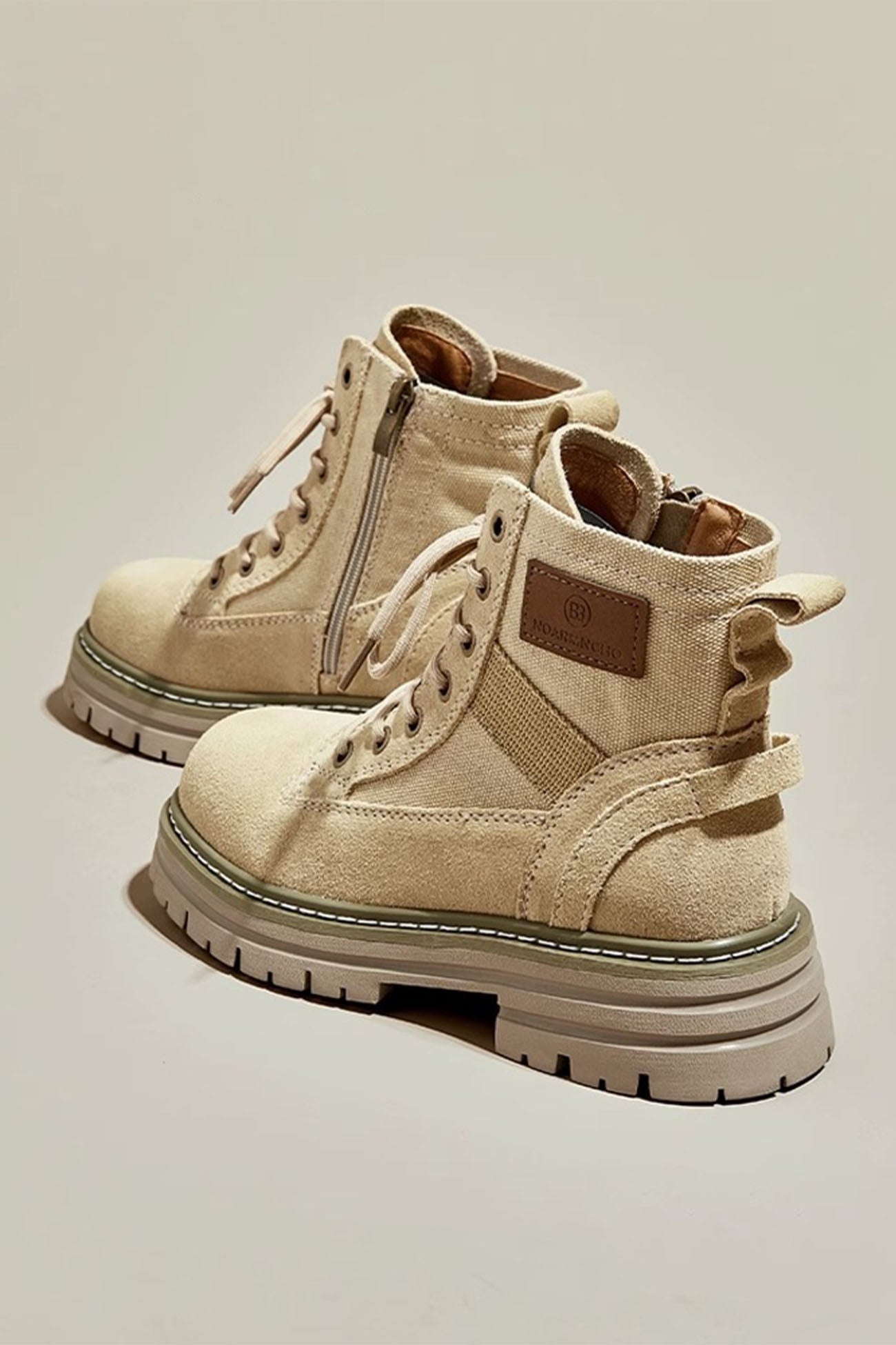 New Fashion Spring Outfit Nubuck Leather Ankle Boots