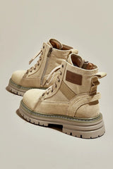 New Fashion Spring Outfit Nubuck Leather Ankle Boots
