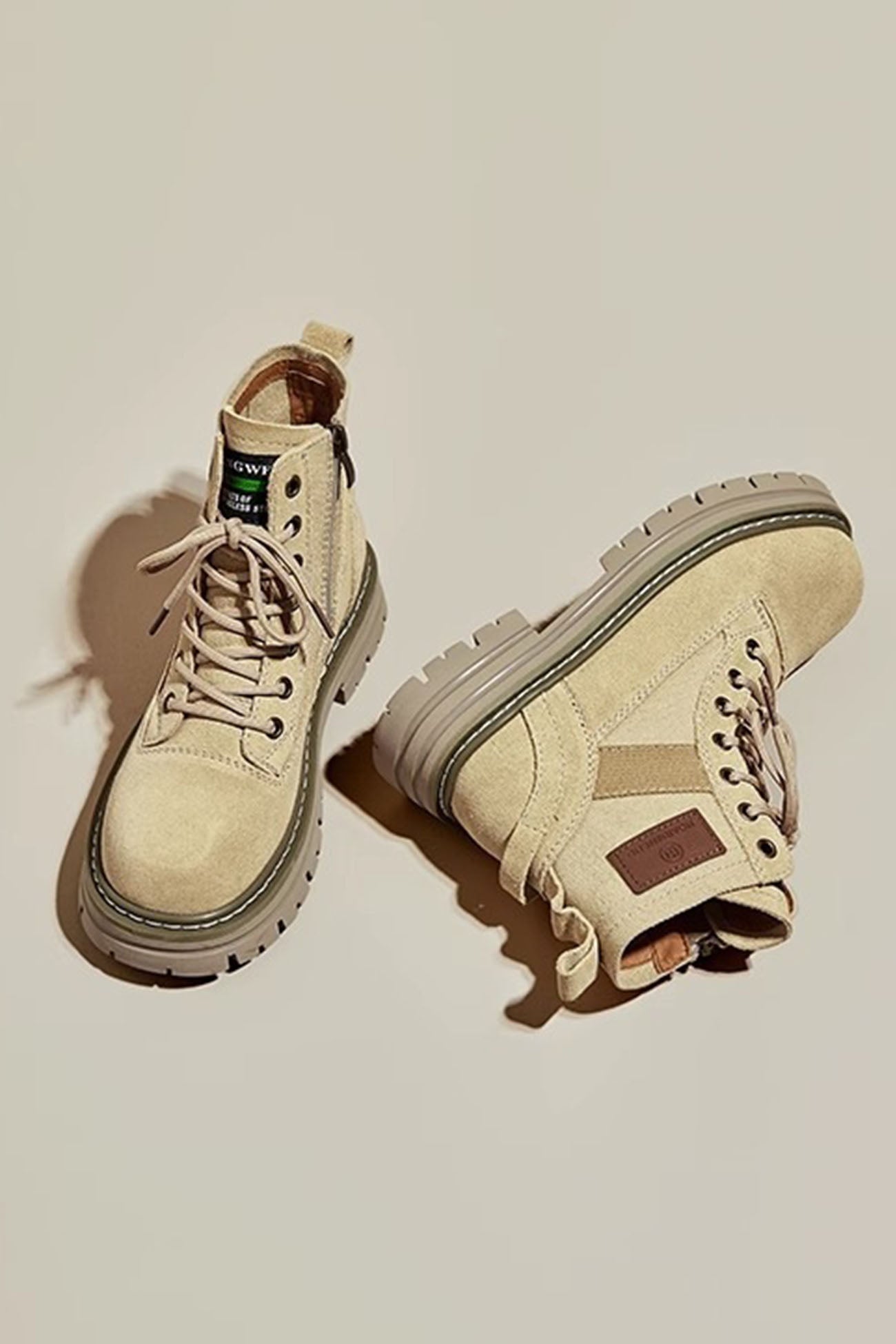 New Fashion Spring Outfit Nubuck Leather Ankle Boots