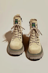 New Fashion Spring Outfit Nubuck Leather Ankle Boots