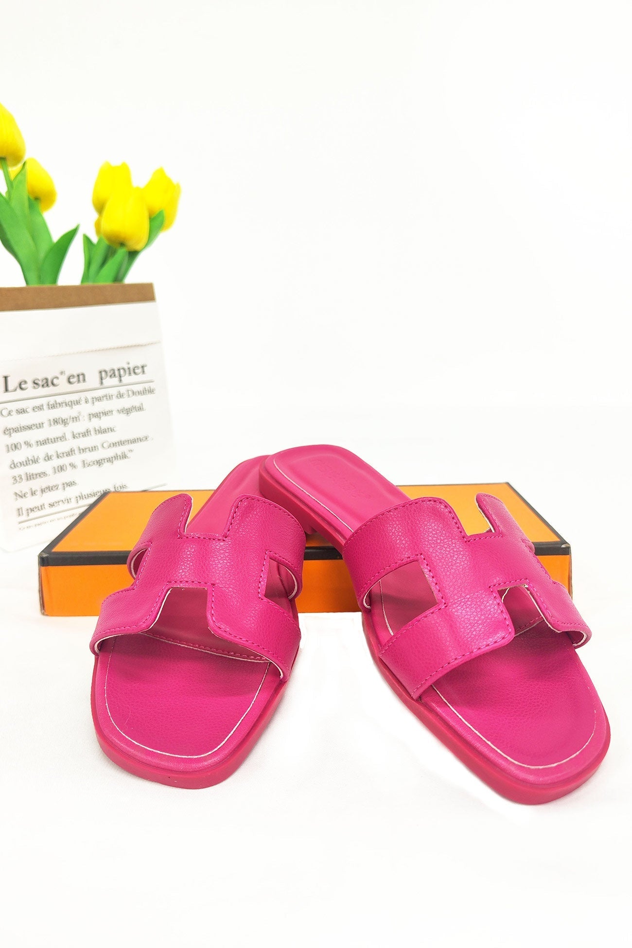 New Fashion Spring Outfit Casual Flat Slide Sandals