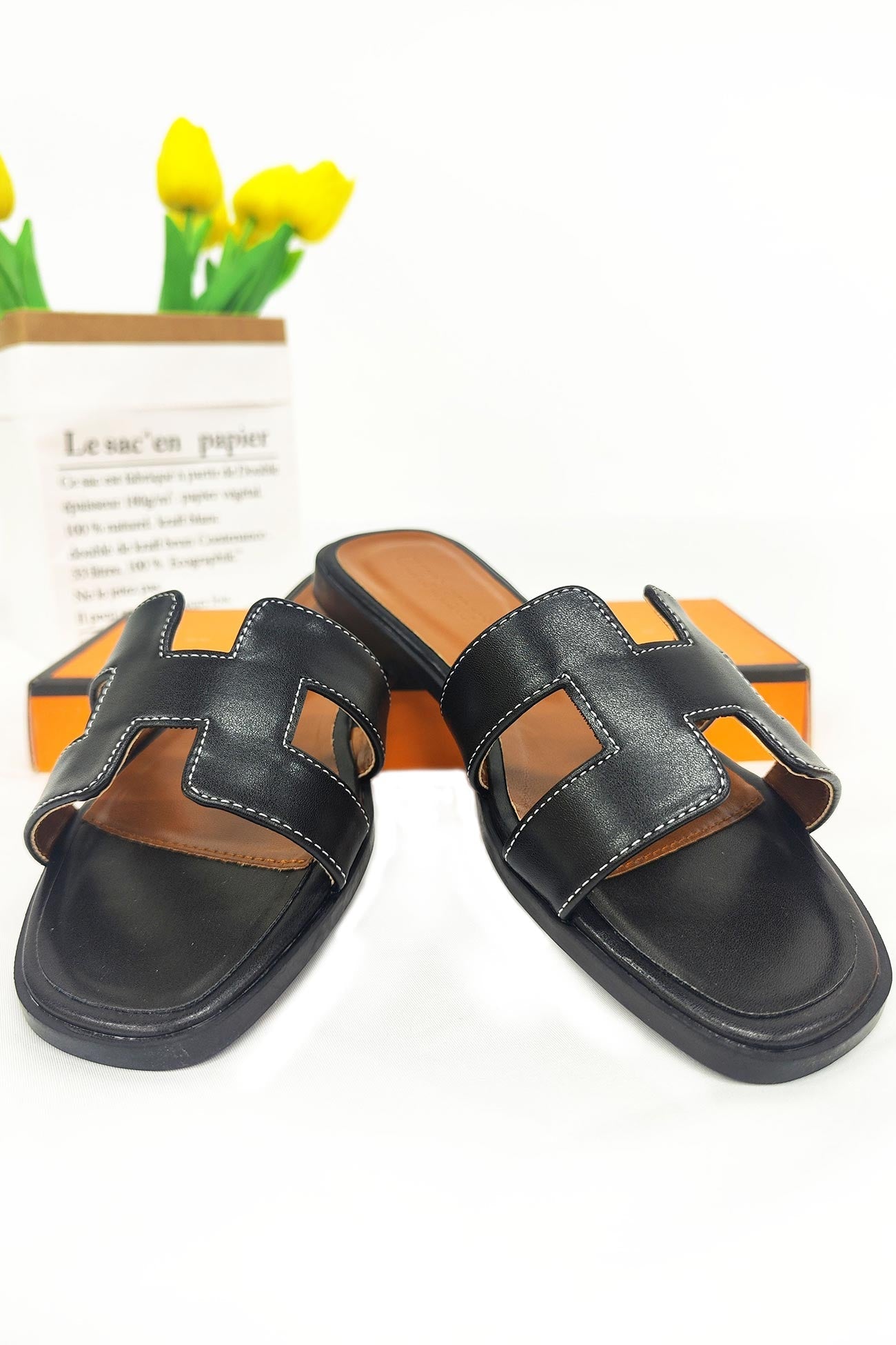 New Fashion Spring Outfit Casual Flat Slide Sandals