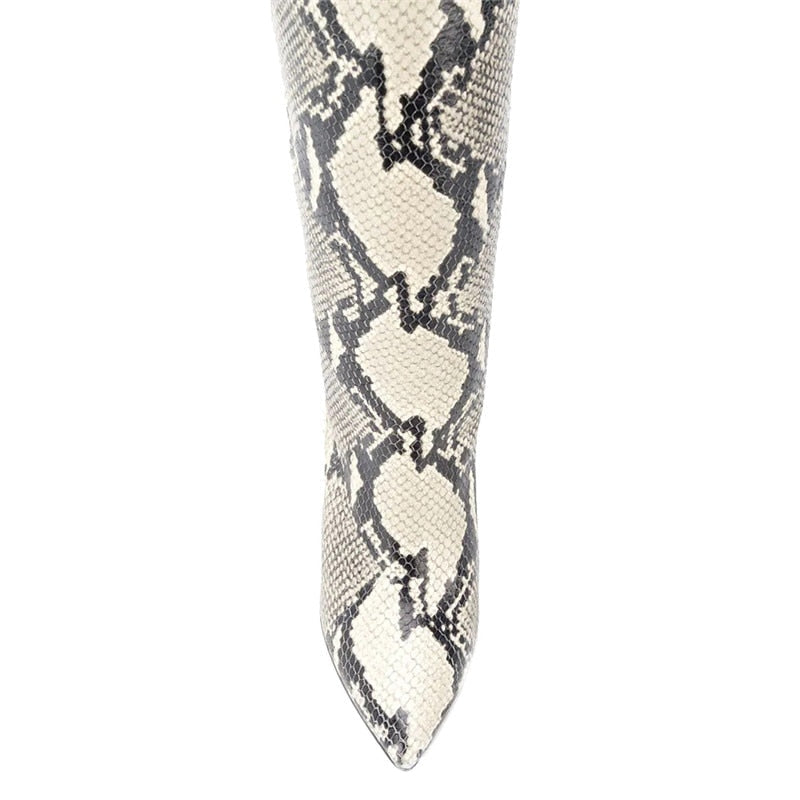 Croco and Serpentine Prints Boots