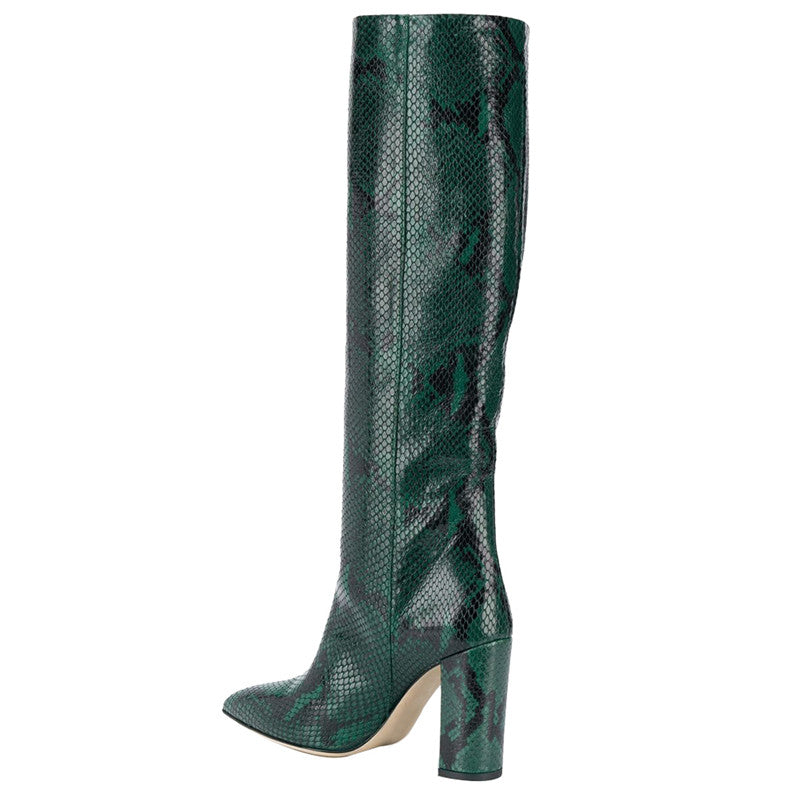 Croco and Serpentine Prints Boots