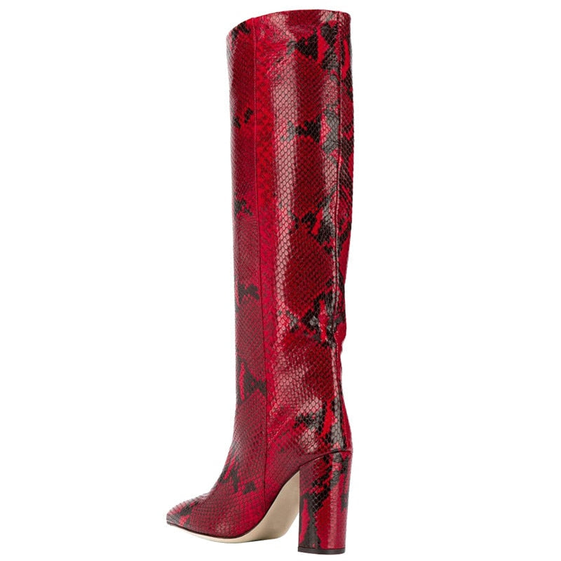 Croco and Serpentine Prints Boots