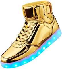 Unisex White LED Light Up Shoes