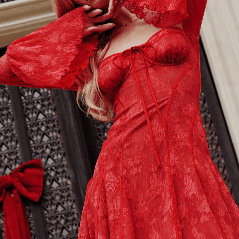 Noemiâ„?- Long-sleeved lace dress