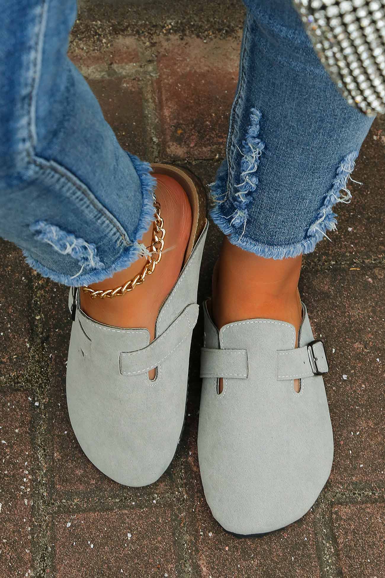 New Fashion Spring Outfit Half-toe Slip On Flat Slippers