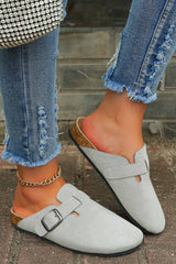 New Fashion Spring Outfit Half-toe Slip On Flat Slippers