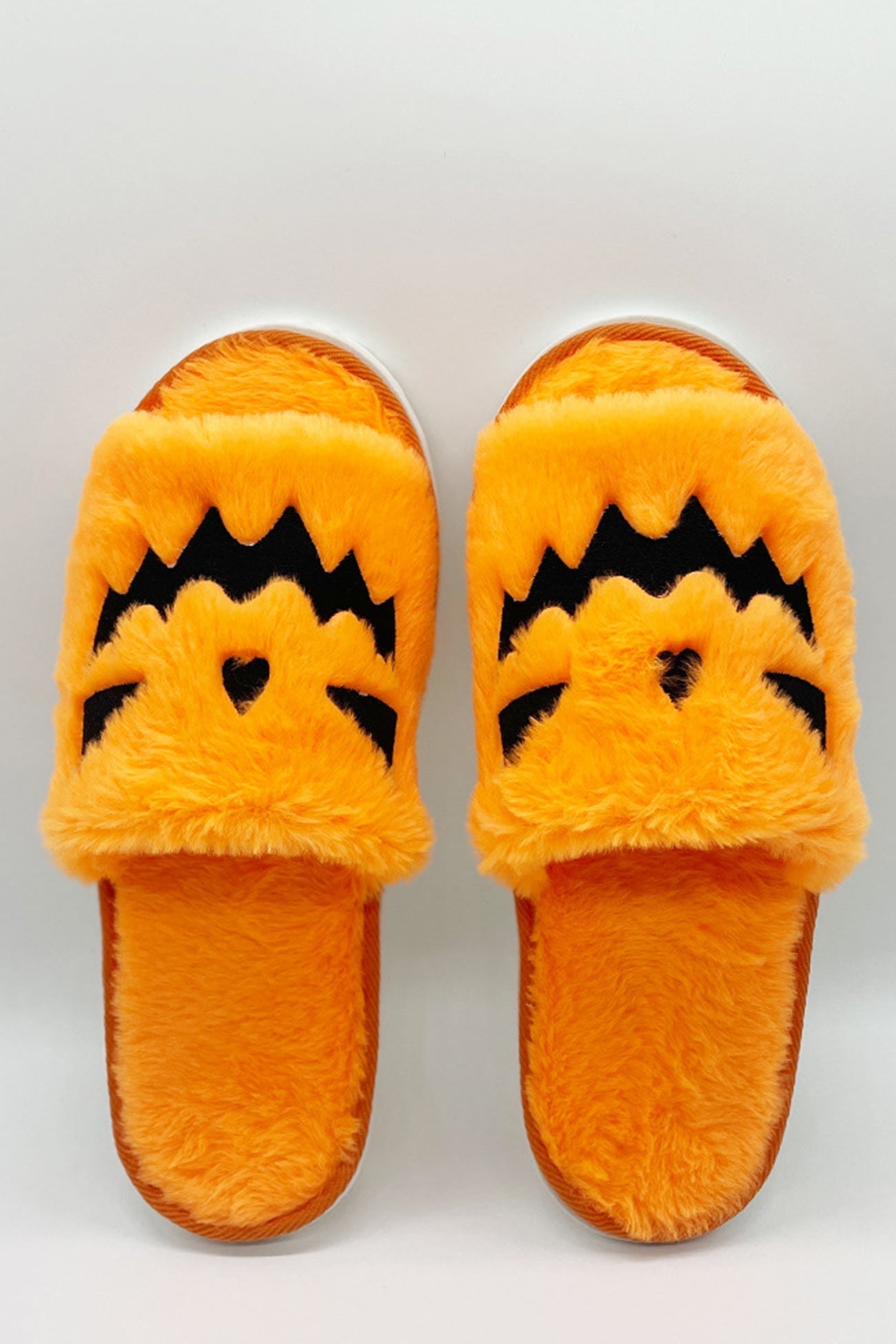 New Fashion Spring Outfit Halloween Pumpkin Flat Slippers