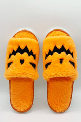 New Fashion Spring Outfit Halloween Pumpkin Flat Slippers