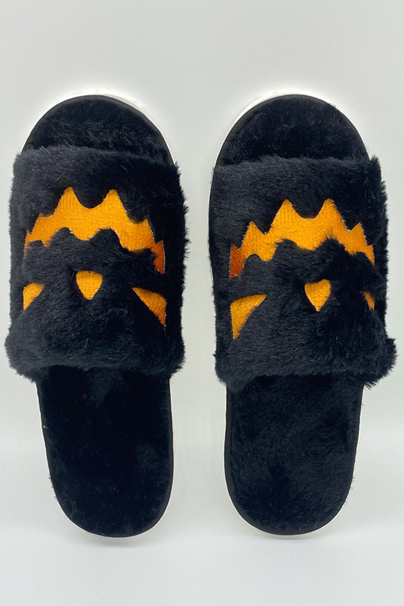 New Fashion Spring Outfit Halloween Pumpkin Flat Slippers