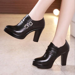 Heeled Ankle Booties For Women DS16