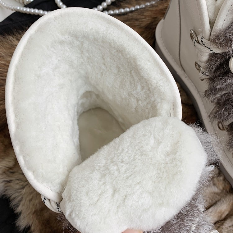 Kerttu Furry Top Snow Boots - 2 Colors