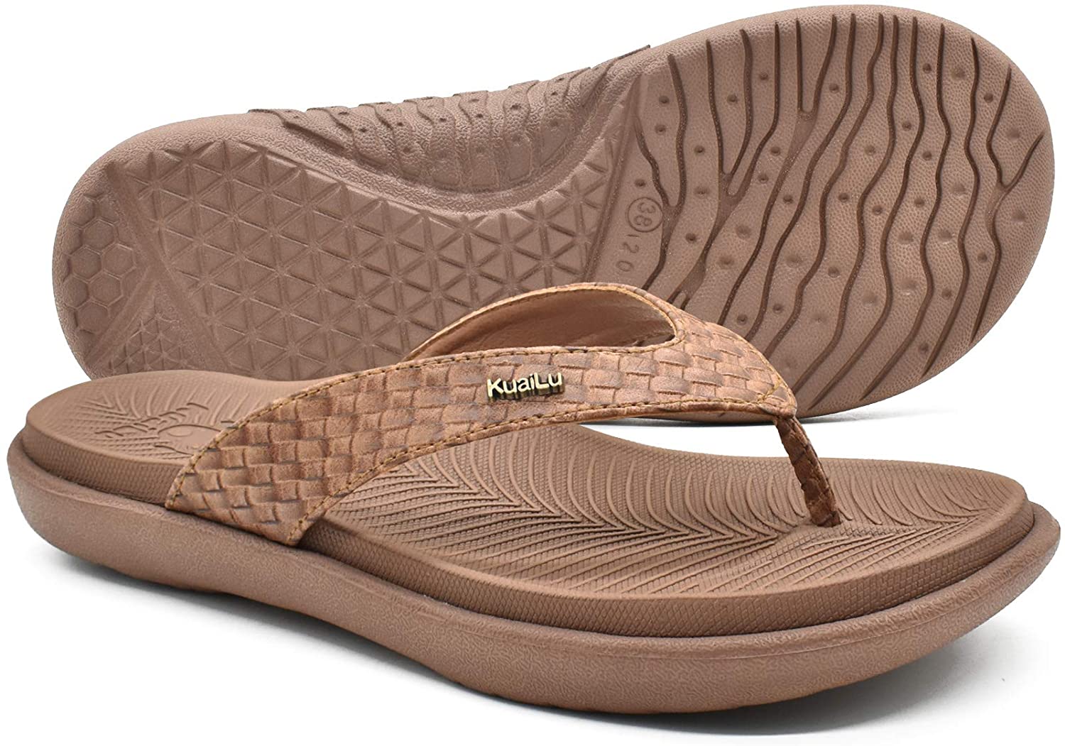Comfortable Yoga Comfort Mocha Slip On Sandals