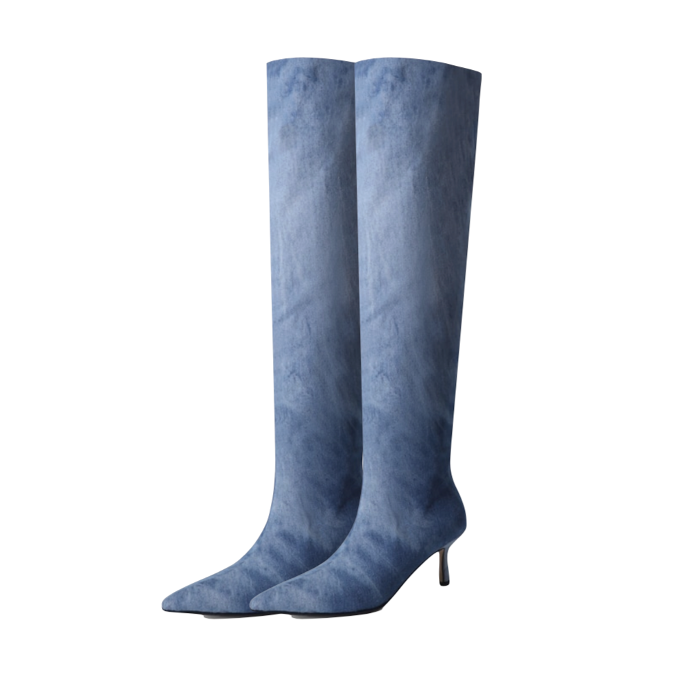 Kylee Denim Slouchy Boots