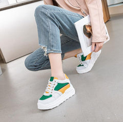 Ladies Small Size Thicksole Fashion Sneakers MS81