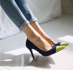 Ladies Small Size Cap Toe Heel Pumps SS62