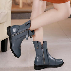 Leather Boots For Small Feet Ladies BS388
