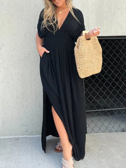 MAGALI - V-NECK DRESS