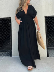 MAGALI - V-NECK DRESS