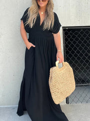 MAGALI - V-NECK DRESS